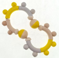 Hess Rammelaar achtvormig (naturel/geel)