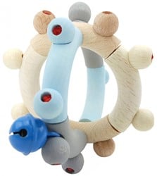 Hess Rammelaar bol (naturel/blauw)