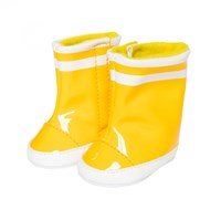 Heless bottes de pluie poupée jaune caoutchouc 38-45cm accessoire mode