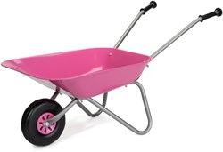 Rolly Toys brouette enfant métal rose - jouet de jardin pour enfants