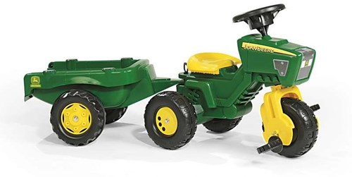 Rolly Toys tracteur John Deere avec remorque - jouet tracteur à pédales