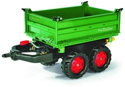 Rolly Toys remorque Megatrailer verte pour tracteur à pédales jouet