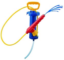 Rolly Toys pompe à eau jouet avec buse pour citerne - jaune
