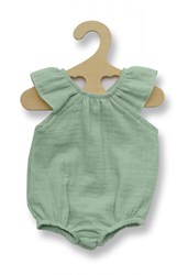 Heless body pour poupée coton vert menthe à volants 35-45 cm