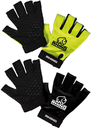 Rhino Pro Half Finger Mitts Junior - Black - XSmall/Small
