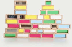 TickiT 73380 Regenbogen-Bausteinset, 36-teilig