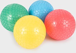 TickiT 75041 Handliches Ballset, 4 Stück, rot/grün/blau/orange