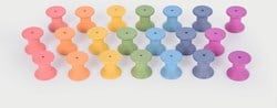 TickiT 73975 Rainbow Holzspulen 21 Stück