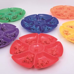 TickiT plateaux de tri fleurs jouet 6 couleurs - éducatif