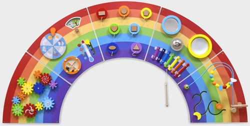 Viga Rainbow Activity Wall Panels