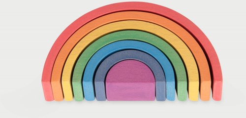 TickiT arches arc-en-ciel en bois - jouet éducatif set 7 pièces