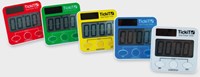 TickiT dual power timers set - minuteurs numériques colorés pour enfants-3