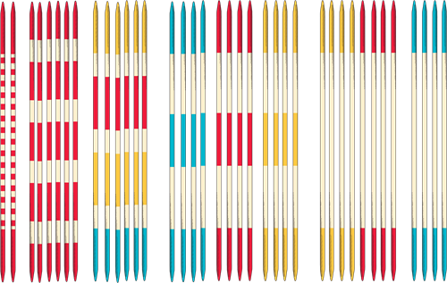 Retr-Oh Großes Mikado-Spiel / Großes XXL-Spiel für draußen - 38 Stöcke - 50cm lang-2