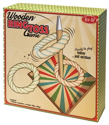 Retr-Oh Ringwerfen / Holzring-Wurfspiel / alte holländische Spiele