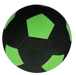 Angel Sports ballon de football de rue caoutchouc taille 5 vert - ballon enfant