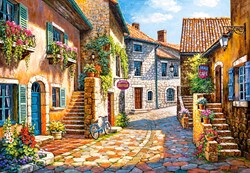 Castorland Legpuzzel Rue de Village, 1000st.