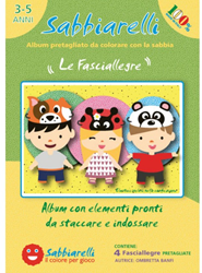 Sabbiarelli bandeaux à décorer sable set créatif 4 pièces enfants