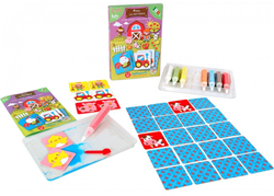 Sabbiarelli kit peinture sur sable ferme memory jouet créatif