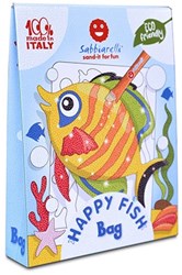 Sabbiarelli sac créatif peinture sur sable - Poisson Heureux - kit de loisirs créatifs