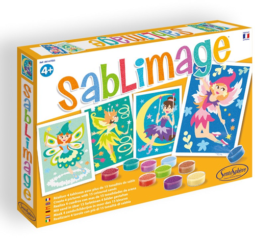 Sentosphère kit créatif peinture sur sable fées - jouet créatif