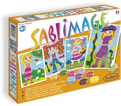 Sentosphère peinture sur sable créative Sablimage Petites Filles set