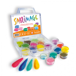 Sentosphère coffret créatif sable Sablimage valisette avec sable coloré