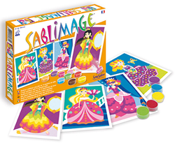 Sentosphère kit sablimage princesses - jouet créatif sable coloré