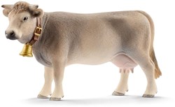 Schleich Farm World Braunvieh Kuh Spielfigur - realistisch und detailgetreu