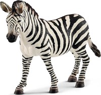 Schleich Safari - Figurine jument zèbre pour enfants 14810