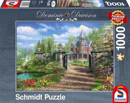 Schmidt puzzle domaine champêtre idyllique 1000 pièces Dominic Davison adultes-2