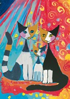 Schmidt Puzzle Katzenfamilie Rosina Wachtmeister 1000 Teile Erwachsene