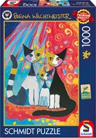 Schmidt Puzzle Katzenfamilie Rosina Wachtmeister 1000 Teile Erwachsene-2