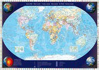 Schmidt puzzle carte du monde - 2000 pièces - puzzle adultes