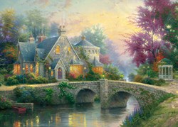 Schmidt Puzzle Lamplight Manor 3000 Teile - Thomas Kinkade
