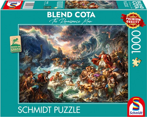 Schmidt Puzzle Der Weg durch das Meer Blend Cota 1000 Teile Erwachsene-2