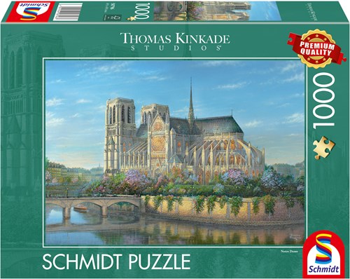 Schmidt Puzzle Notre Dame 1000 Teile Premium Qualität Landschaft-2