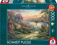 Schmidt Puzzle New England Hafen - Landschaft Puzzle 1000 Teile-2