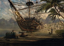 Schmidt puzzle Ship at Anchor - 1000 pièces - adultes