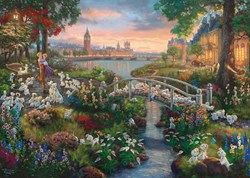Schmidt puzzle Disney 101 Dalmatiens 1000 pièces Thomas Kinkade