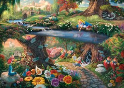 Schmidt Puzzle Disney Alice im Wunderland 1000 Teile Karton