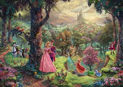 Schmidt Disney Puzzle Dornröschen 1000 Teile - Thomas Kinkade