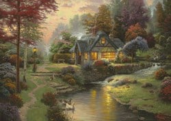Puzzle de Schmidt Stillwater Cottage - 1000 pièces - 12+.