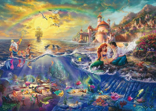 Schmidt Disney Puzzle Kleine Meerjungfrau Arielle 1000 Teile Karton