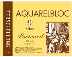 Schut papier aquarelle Terschelling 10,5x14,8 cm 300g 20 feuilles carte postale