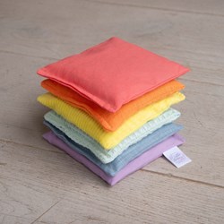 Little Botanic Label Sensorische pittenzakjes - Pastel - 6 stuks