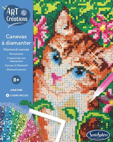 SentoSphère Art & Creations Diamantcanvas - Kat