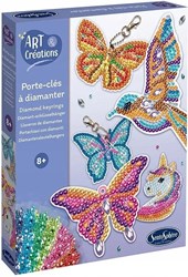 Sentosphère set créative porte-clés avec strass - kit de loisirs créatifs