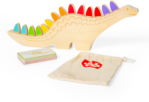 BigJigs Holz Lernspiel Dinosaurier - Montessori Spielzeug Kinder-2