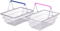 BigJigs panier de courses en métal jouet - lot de 2 - jeu d'imitation
