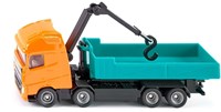 Siku Volvo Kran-LKW Spielzeugauto mit drehbarem Kran und abrollbarer Mulde-2